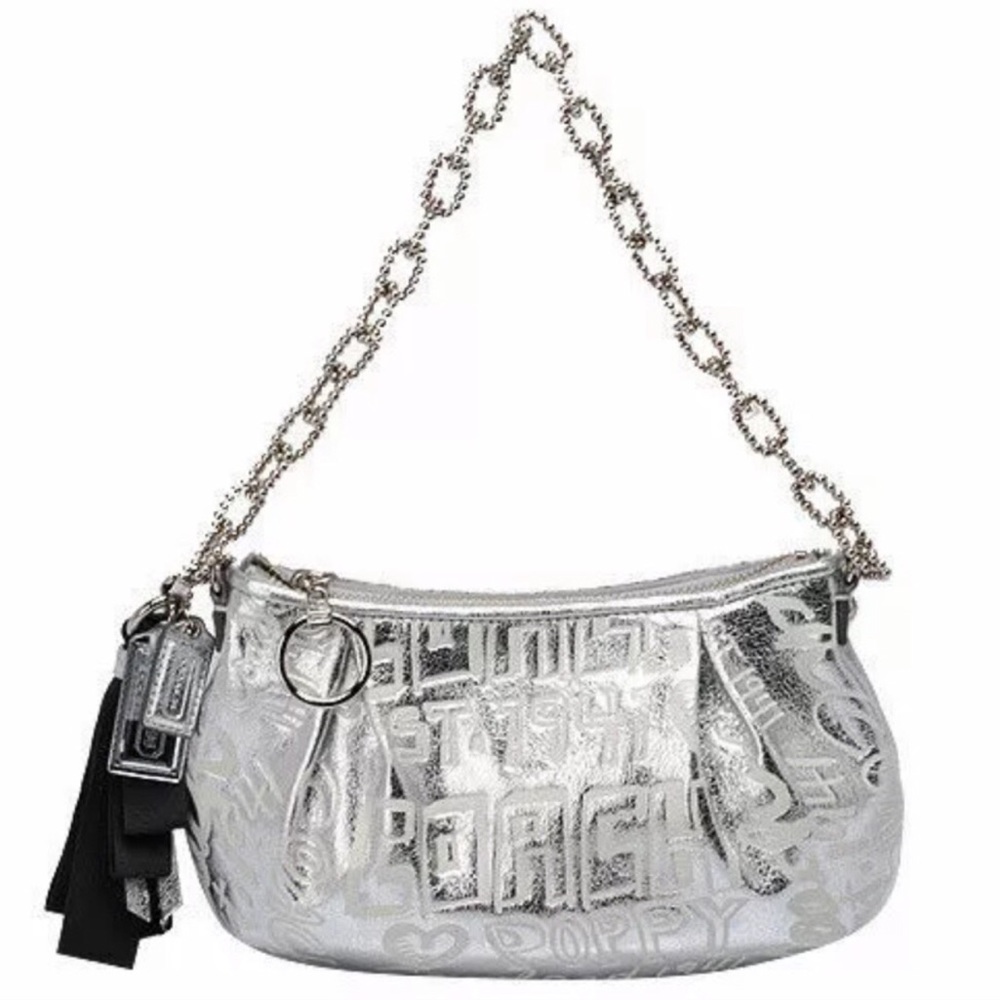 Coach poppy clutch bag